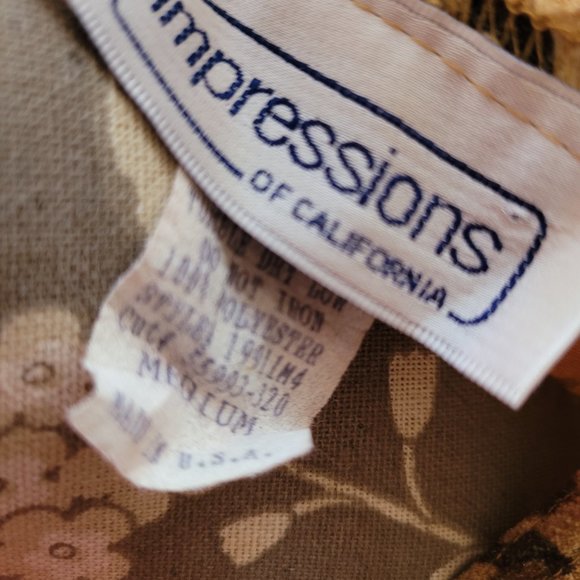 Impressions of California, Cheetah Animal Print, Long sleeve size Medium - Picture 3 of 3